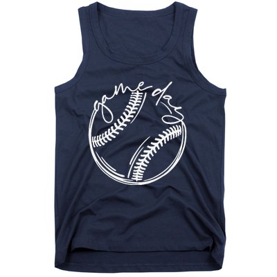 Game Day Baseball Baseball Life Softball Life Gift For Mom Tank Top