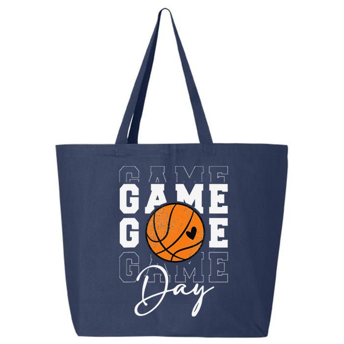 Game Day Basketball Boy Girl Basketball Mom 25L Jumbo Tote