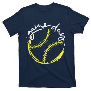 Game Day Baseball Life Softball Life For Mom T-Shirt