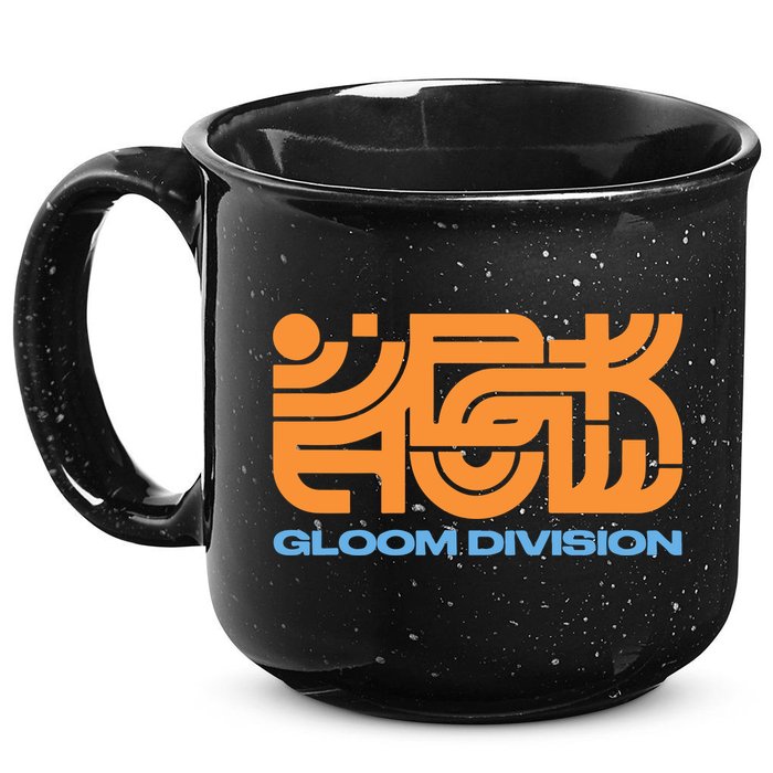Gloom Division Black 15oz Campfire Ceramic Mug