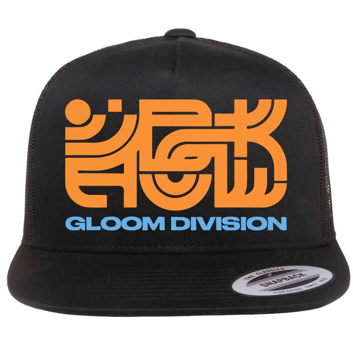 Gloom Division Black Flat Bill Trucker Hat
