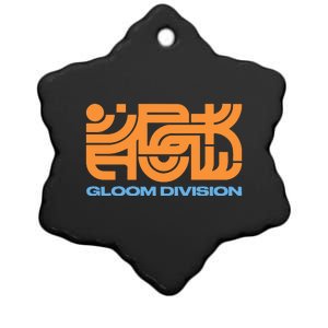 Gloom Division Black Ceramic Star Ornament