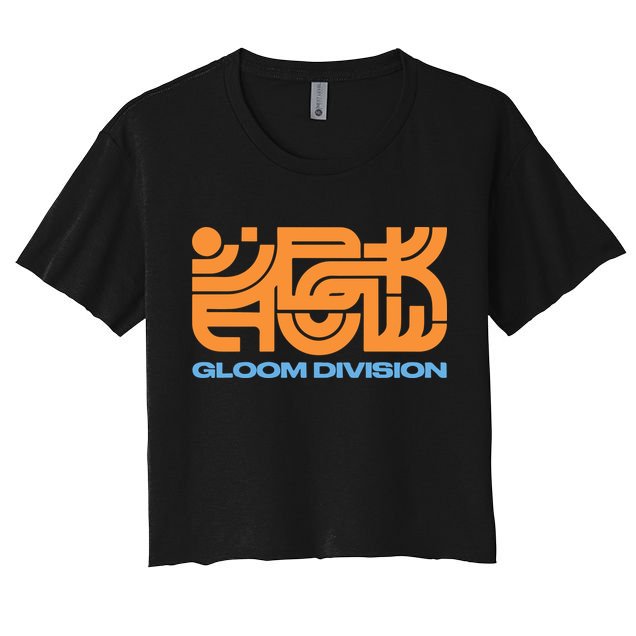 Gloom Division Black Crop Top