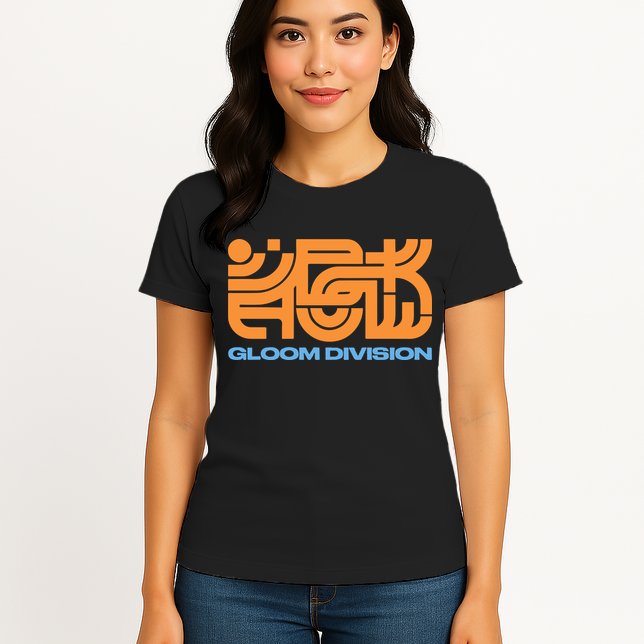 Gloom Division Black Womens T-Shirt