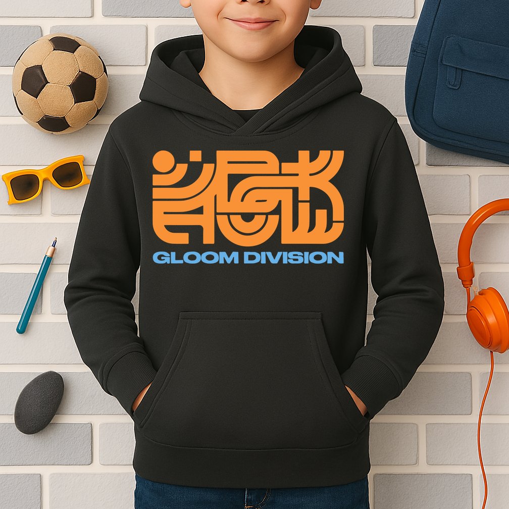 Gloom Division Black Kids Hoodie