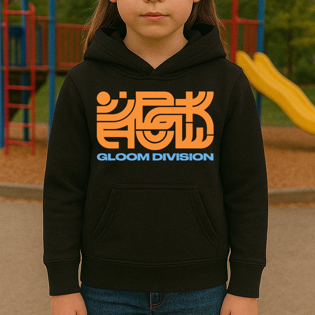 Gloom Division Black Kids Hoodie