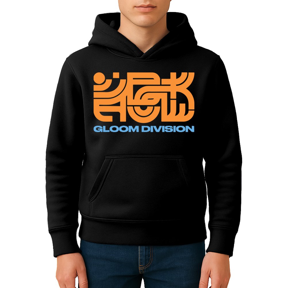 Gloom Division Black Kids Hoodie