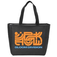 Gloom Division Black Zip Tote Bag
