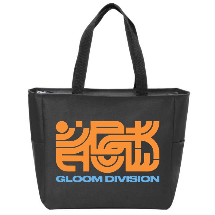 Gloom Division Black Zip Tote Bag