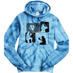 Game Day Baseball Baseball Life Mom for mother's day Tie Dye Hoodie