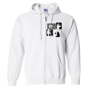 Game Day Baseball Baseball Life Mom for mother's day Full Zip Hoodie