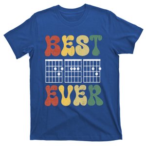 Guitarist Dad Best D A D Ever Guitar Daddy Father Husband Gift T-Shirt