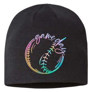 Game Day Baseball Baseball Life Softball Life Mom Tie Dye Sustainable Beanie