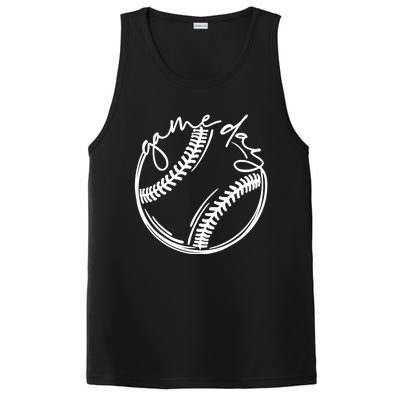 Game Day Baseball Baseball Life Softball Life For Mom Gift PosiCharge Competitor Tank