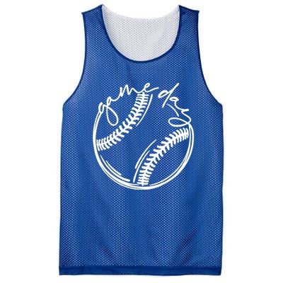 Game Day Baseball Baseball Life Softball Life For Mom Gift Mesh Reversible Basketball Jersey Tank