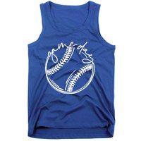 Game Day Baseball Baseball Life Softball Life For Mom Gift Tank Top