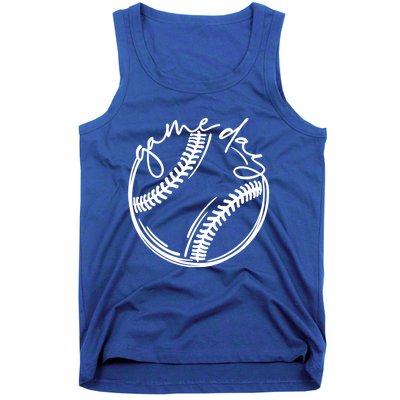 Game Day Baseball Baseball Life Softball Life For Mom Gift Tank Top