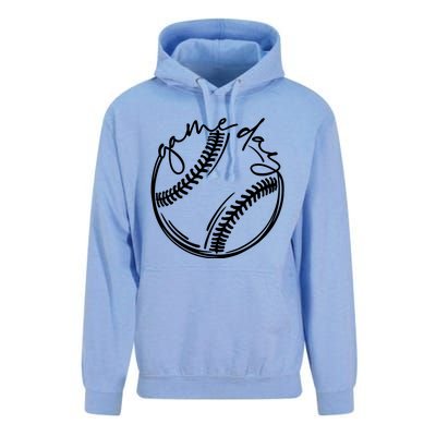 Game Day Baseball Baseball Life Softball Life For Mom Gift Unisex Surf Hoodie