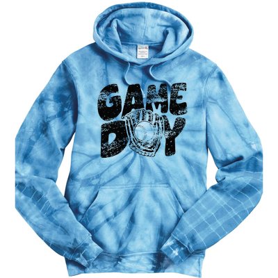 Game Day Baseball Happy Mothers Day Funny Gift Women Men Tie Dye Hoodie