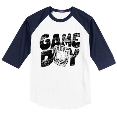 Game Day Baseball Happy Mothers Day Funny Gift Women Men Baseball Sleeve Shirt