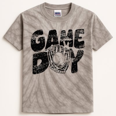 Game Day Baseball Happy Mothers Day Funny Gift Women Men Kids Tie-Dye T-Shirt