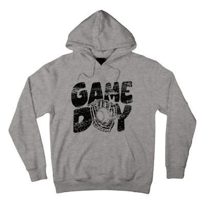 Game Day Baseball Happy Mothers Day Funny Gift Women Men Tall Hoodie