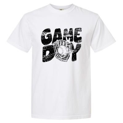 Game Day Baseball Happy Mothers Day Funny Gift Women Men Garment-Dyed Heavyweight T-Shirt