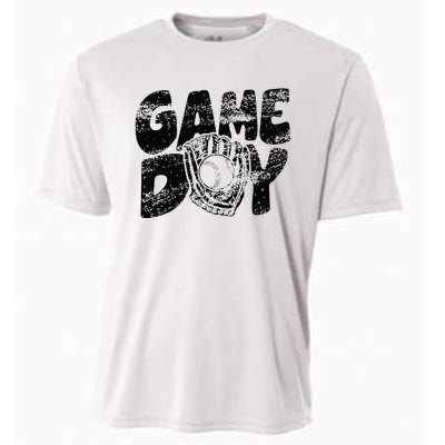 Game Day Baseball Happy Mothers Day Funny Gift Women Men Cooling Performance Crew T-Shirt