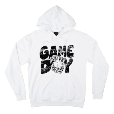 Game Day Baseball Happy Mothers Day Funny Gift Women Men Hoodie