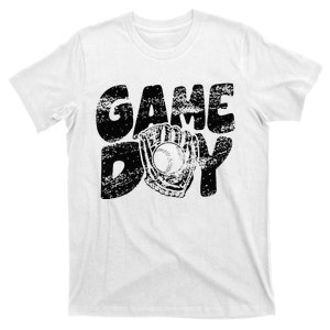 Game Day Baseball Happy Mothers Day Funny Gift Women Men T-Shirt