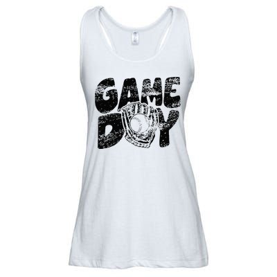 Game Day Baseball Happy Mothers Day Funny Gift Women Men Ladies Essential Flowy Tank