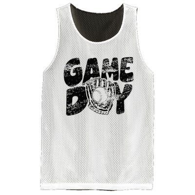 Game Day Baseball Happy Mothers Day Funny Gift Women Men Mesh Reversible Basketball Jersey Tank