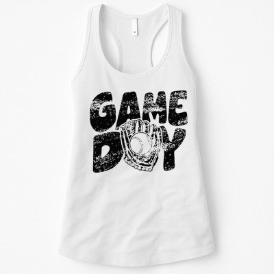 Game Day Baseball Happy Mothers Day Funny Gift Women Men Womens Tank Top