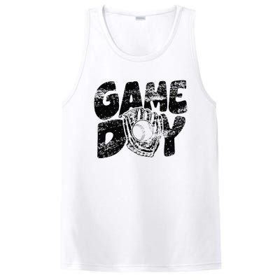 Game Day Baseball Happy Mothers Day Funny Gift Women Men PosiCharge Competitor Tank