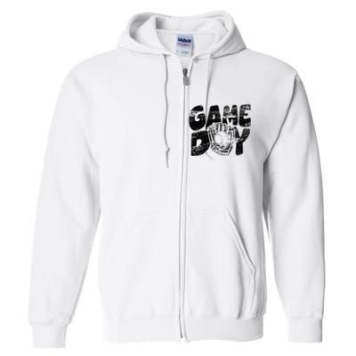 Game Day Baseball Happy Mothers Day Funny Gift Women Men Full Zip Hoodie