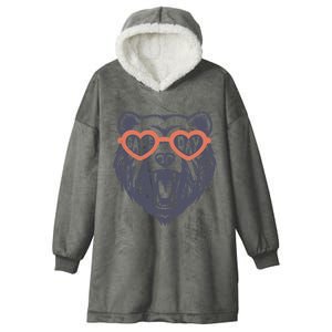 Game Day Bear Hooded Wearable Blanket