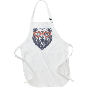 Game Day Bear Full-Length Apron With Pockets