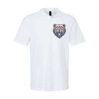 Game Day Bear Softstyle Adult Sport Polo