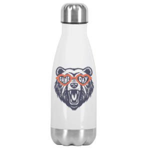 Game Day Bear Stainless Steel Insulated Water Bottle