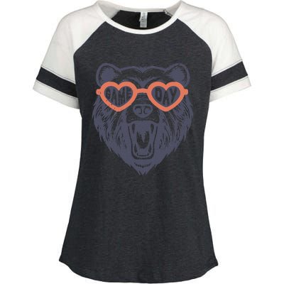 Game Day Bear Enza Ladies Jersey Colorblock Tee