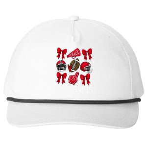 Go Dawg Bow Snapback Five-Panel Rope Hat