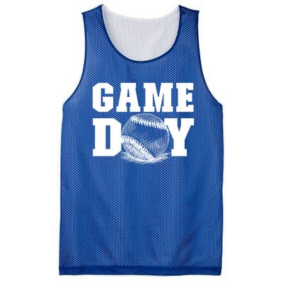 Game Day Baseball Funny Gift Mom Game Day Baseball Funny Gift Baseball Gift Mesh Reversible Basketball Jersey Tank