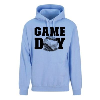 Game Day Baseball Funny Gift Mom Game Day Baseball Funny Gift Baseball Gift Unisex Surf Hoodie