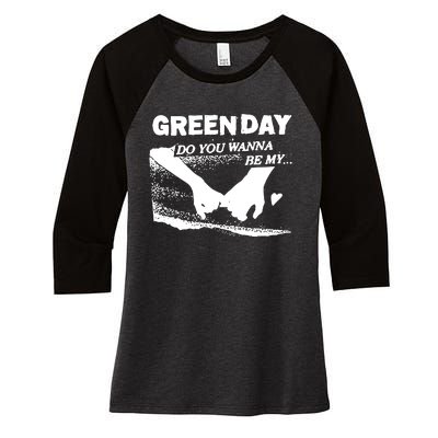 G.R.E.E.N D.A.Y Bobby Sox Concert Women's Tri-Blend 3/4-Sleeve Raglan Shirt