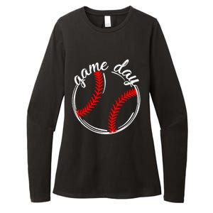 Game Day Baseball Softball Life For Mom Dad Son Daughter Gift Womens CVC Long Sleeve Shirt