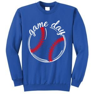 Game Day Baseball Softball Life For Mom Dad Son Daughter Gift Sweatshirt