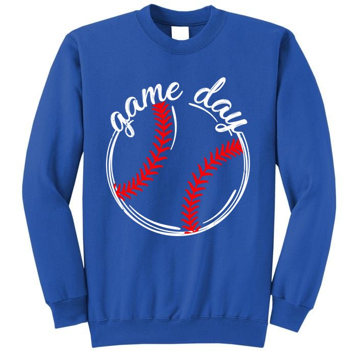 Game Day Baseball Softball Life For Mom Dad Son Daughter Gift Sweatshirt