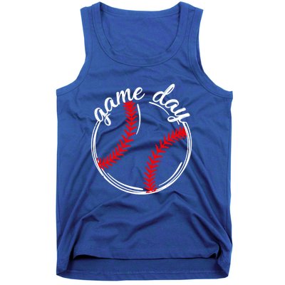 Game Day Baseball Softball Life For Mom Dad Son Daughter Gift Tank Top