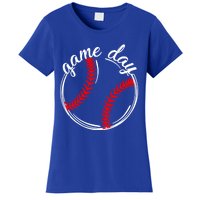 Game Day Baseball Softball Life For Mom Dad Son Daughter Gift Women's T-Shirt