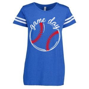 Game Day Baseball Softball Life For Mom Dad Son Daughter Gift Enza Ladies Jersey Football T-Shirt